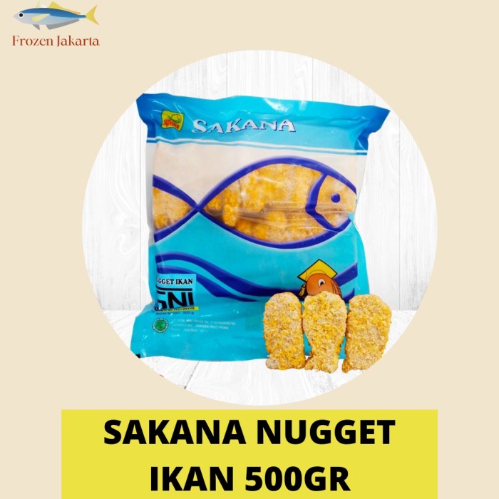 SAKANA Nugget Ikan 500gr Nuget Sakana Food Halal FROZEN JAKARTA