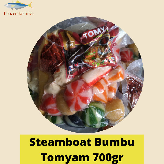 STEAMBOAT BASO MIX SEAFOOD VACUM BUMBU TOMYUM 700GR FROZEN JAKARTA