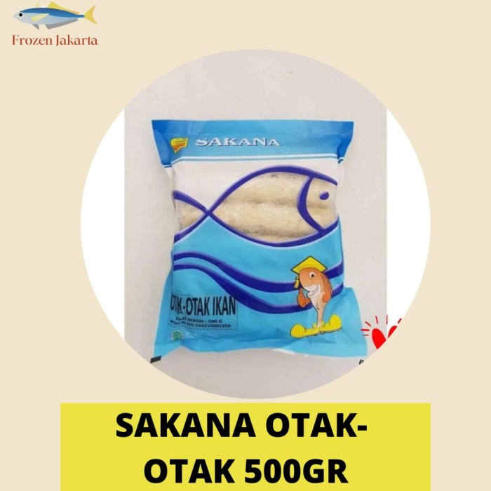 SAKANA Otak-otak Panjang Ikan 500gr / Otak otak Halal FROZEN JAKARTA