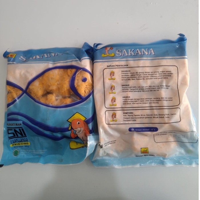 SAKANA Nugget Ikan 500gr Nuget Sakana Food Halal FROZEN JAKARTA - Gambar 2