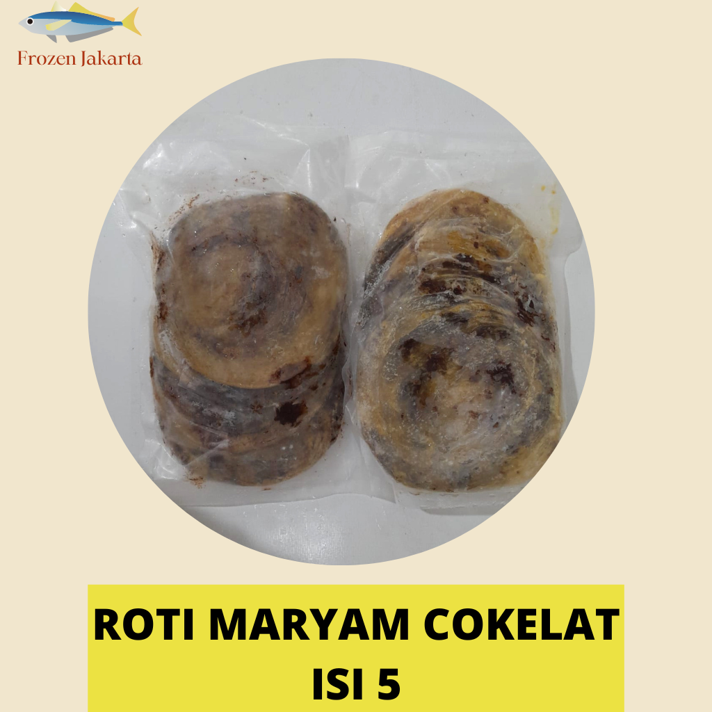 Roti Maryam Cokelat Roti Canai Frozen isi 5 Pcs Frozen Jakarta