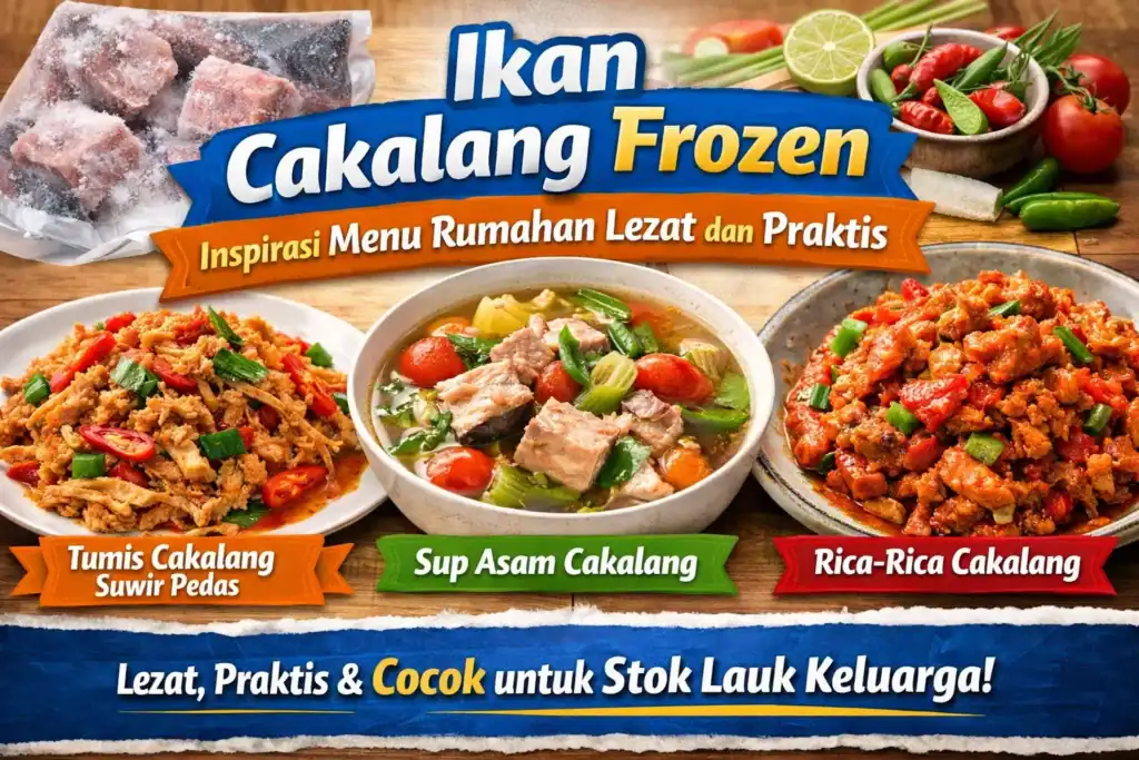Inspirasi menu rumahan lezat dari ikan cakalang frozen siap dihidangkan