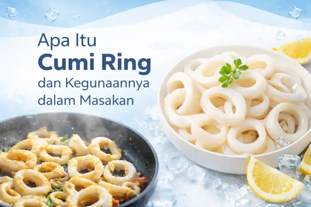 Potongan cumi ring segar siap diolah untuk berbagai masakan