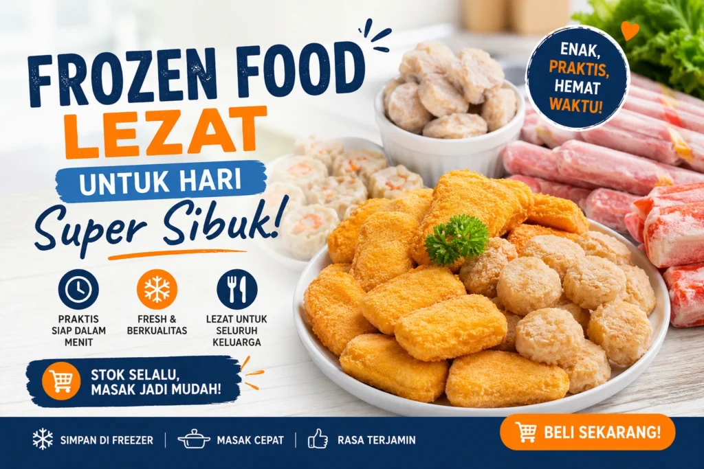 Frozen food lezat siap saji untuk menu praktis sehari-hari